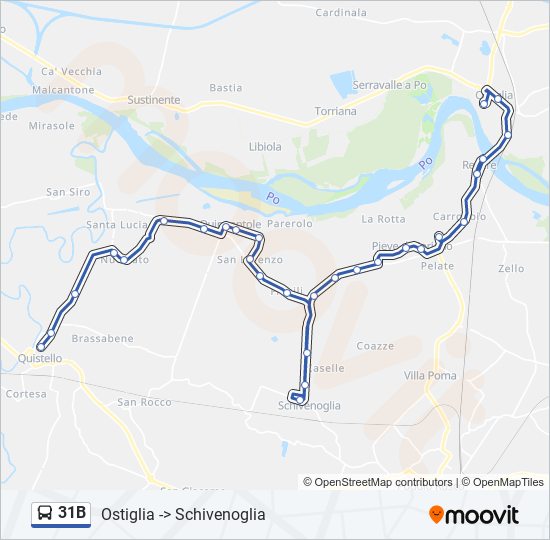 31B bus Line Map