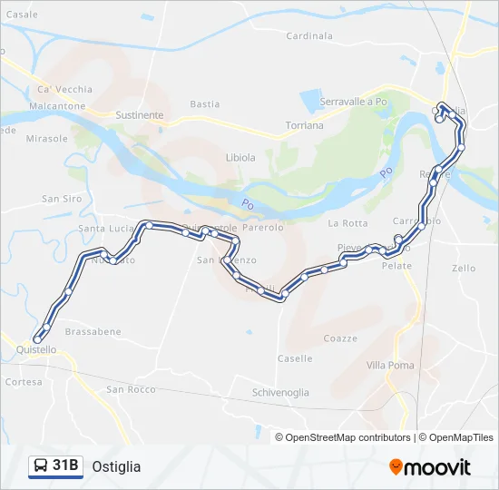 31B Bus Line Map
