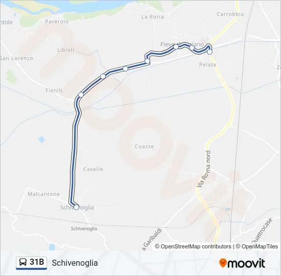 31B Bus Line Map