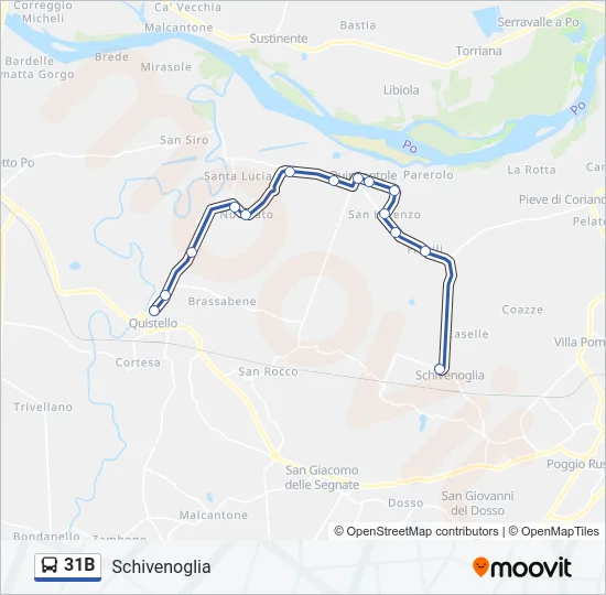 31B Bus Line Map
