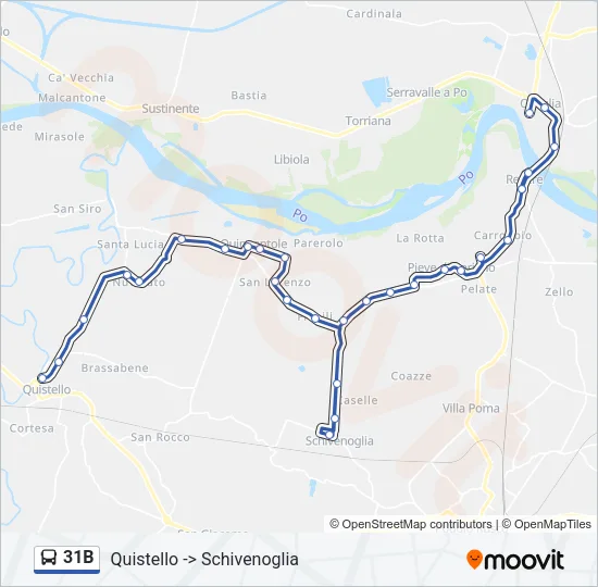 31B Bus Line Map