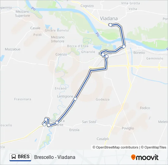 BRES Bus Line Map