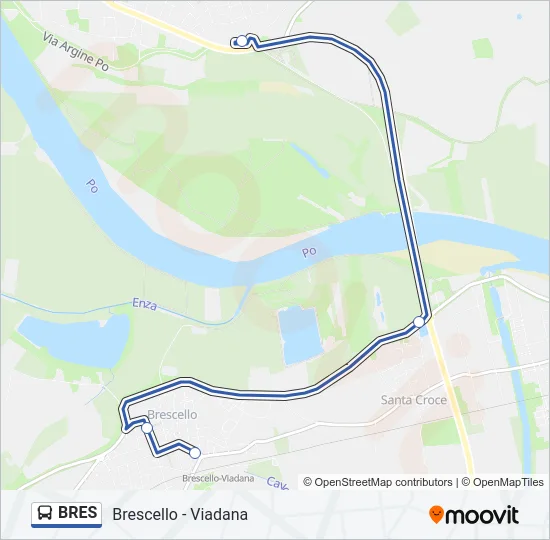 BRES Bus Line Map