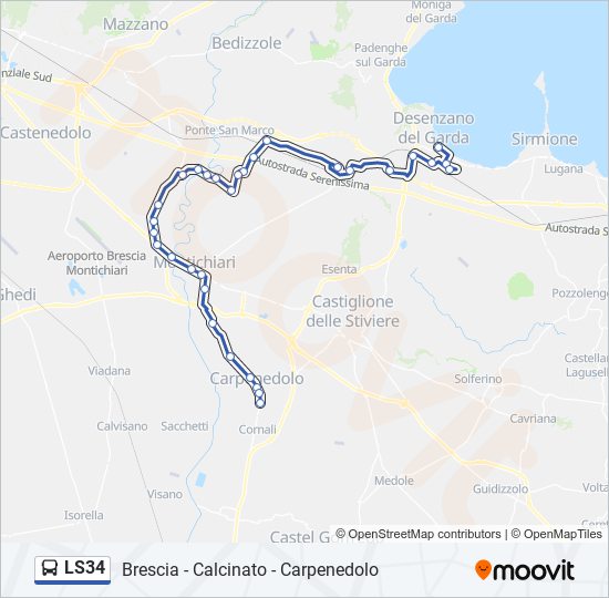 ls34 Route: Schedules, Stops & Maps - Desenzano (Updated)