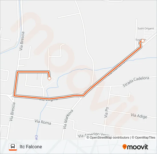 ITC FALCONE Bus Line Map