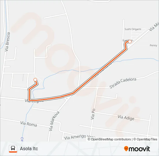 ITC FALCONE Bus Line Map