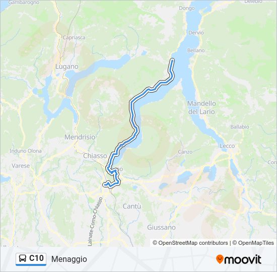 C10 bus Line Map