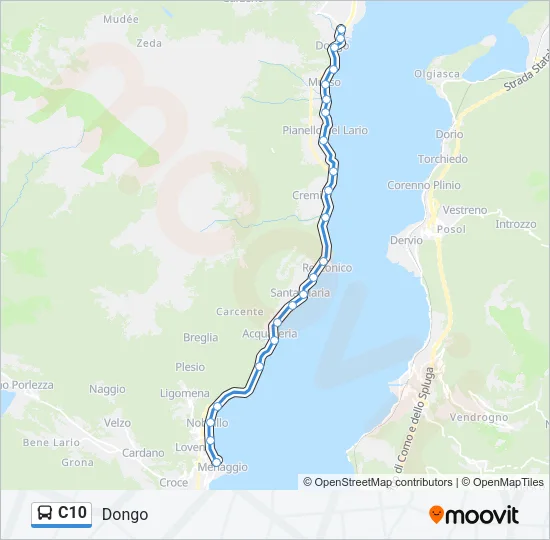 C10 Bus Line Map