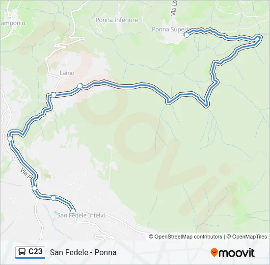 C23 Bus Line Map