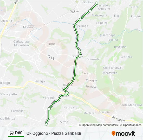 D60  Line Map