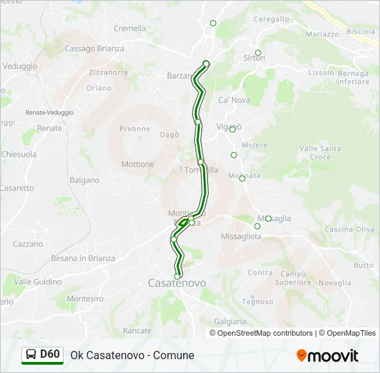 D60  Line Map