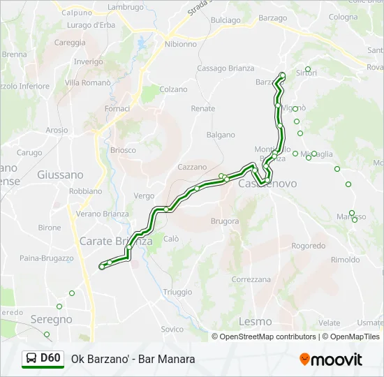 D60  Line Map