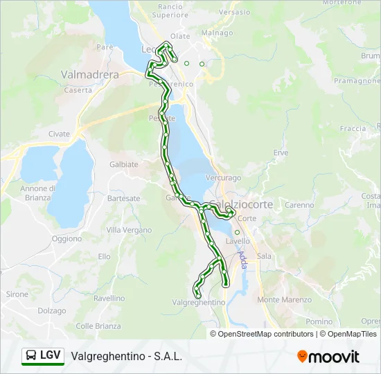LGV Bus Line Map