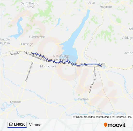 LN026 Bus Line Map