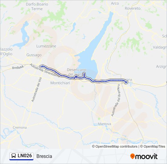 LN026 bus Line Map