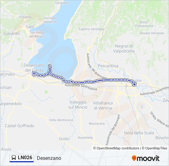 ln026 Route: Schedules, Stops & Maps - Desenzano (Updated)