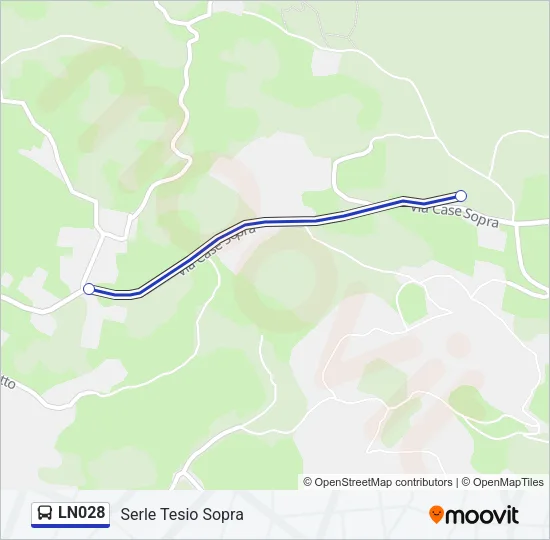 LN028 Bus Line Map