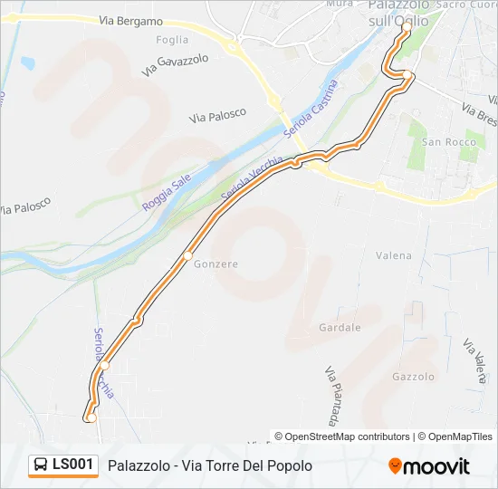 LS001 Bus Line Map