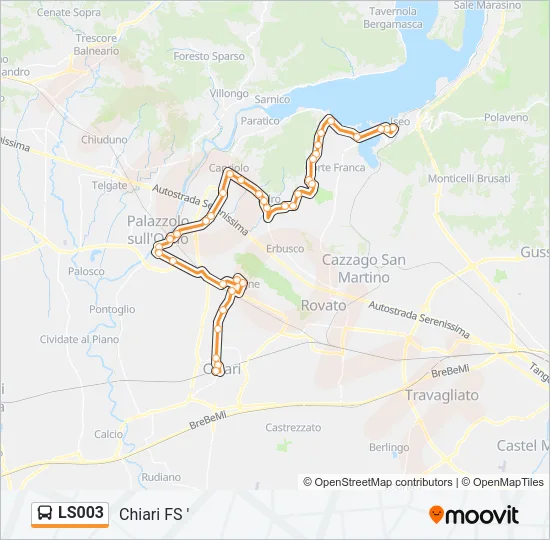 LS003 Bus Line Map