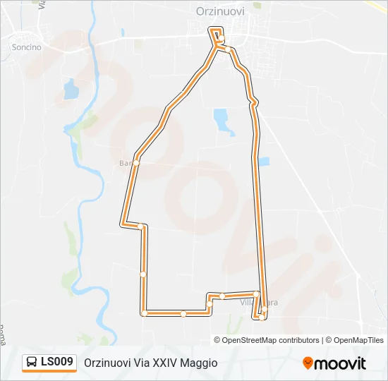 LS009 Bus Line Map