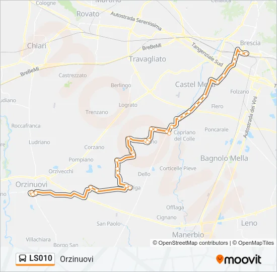 LS010 Bus Line Map