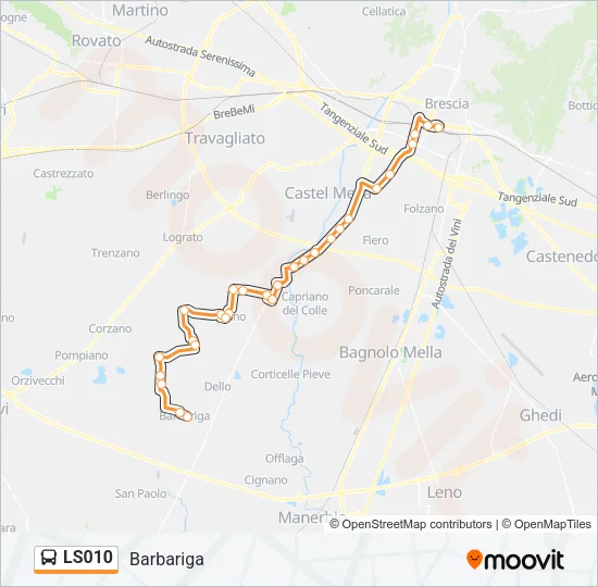 LS010 Bus Line Map