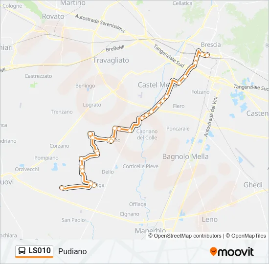 LS010 Bus Line Map