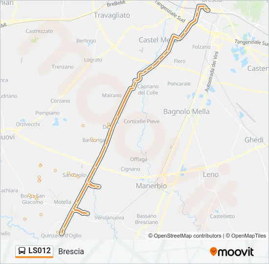 LS012 Bus Line Map