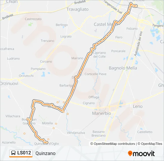 LS012 Bus Line Map