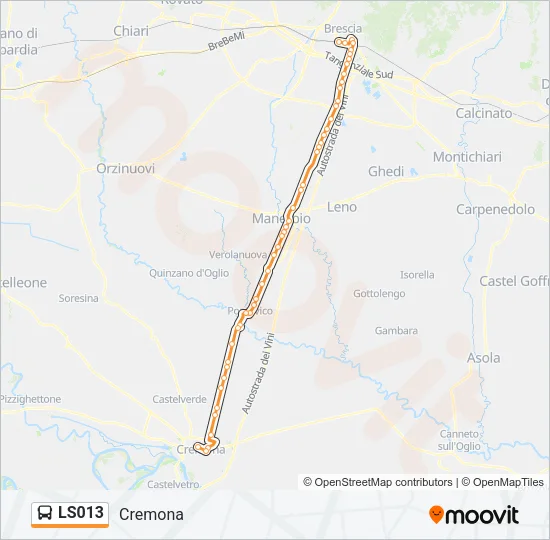 LS013 Bus Line Map
