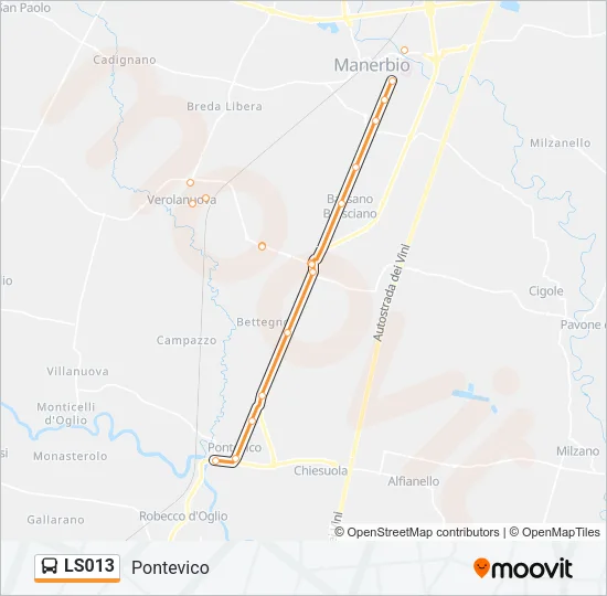 LS013 Bus Line Map