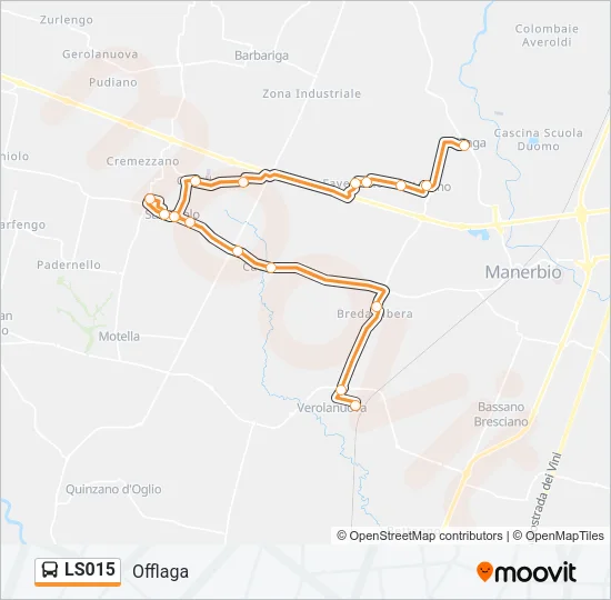 LS015 Bus Line Map