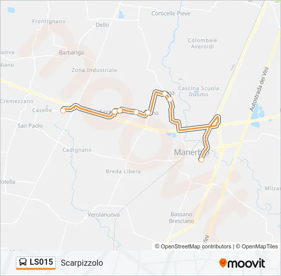 LS015 Bus Line Map