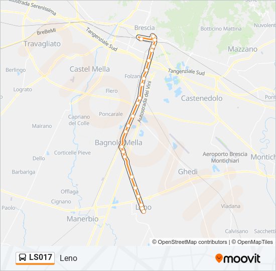 LS017 bus Line Map