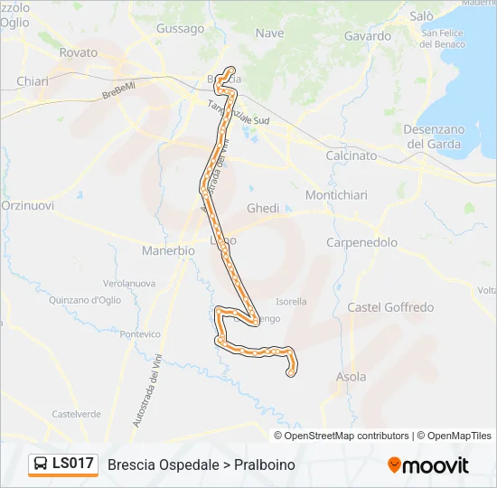 LS017 Bus Line Map