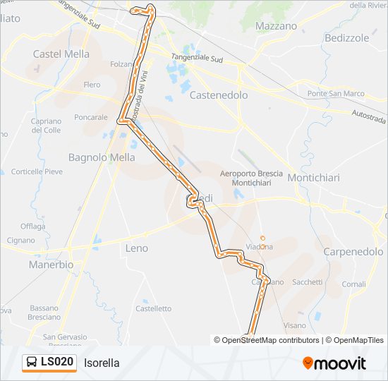 LS020 bus Line Map