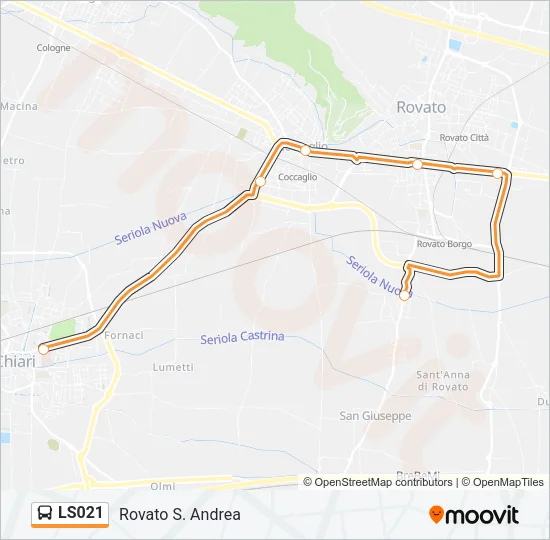 LS021 Bus Line Map