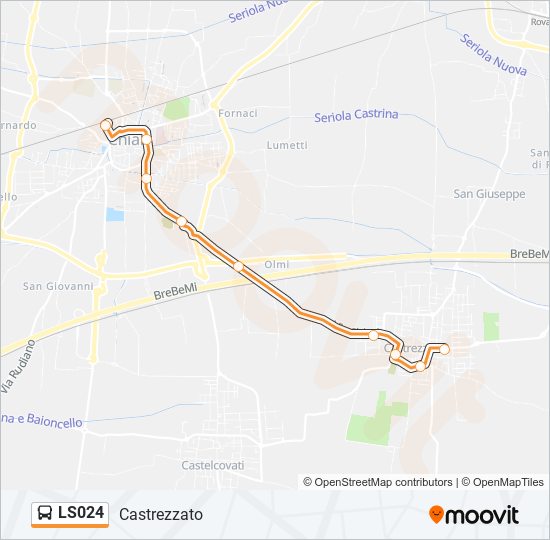 LS024 bus Line Map