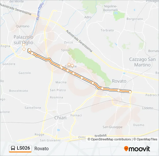 LS026 Bus Line Map