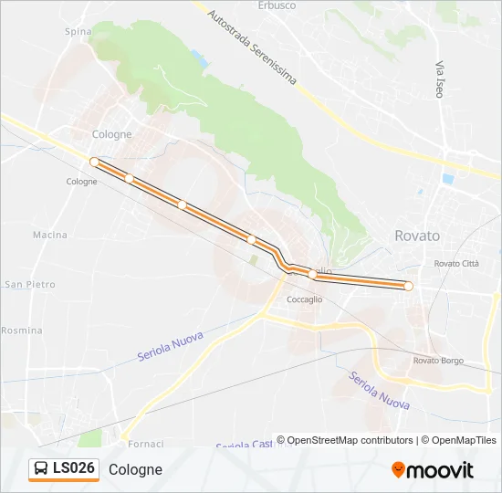 LS026 Bus Line Map