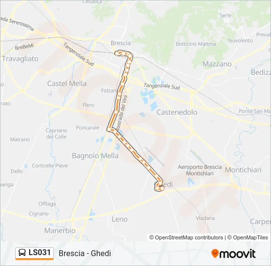 LS031 Bus Line Map
