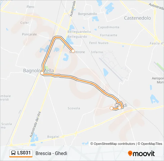 LS031 Bus Line Map