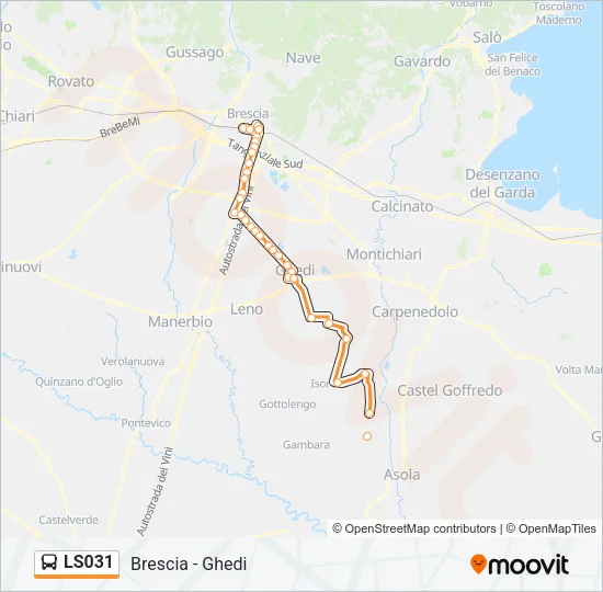 LS031 Bus Line Map