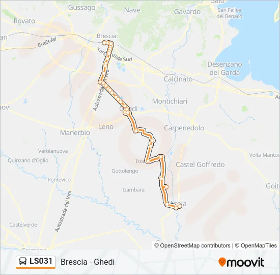 LS031 Bus Line Map
