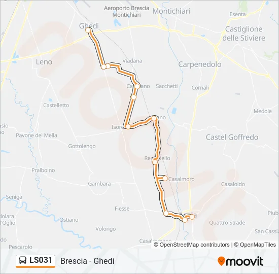 LS031 Bus Line Map