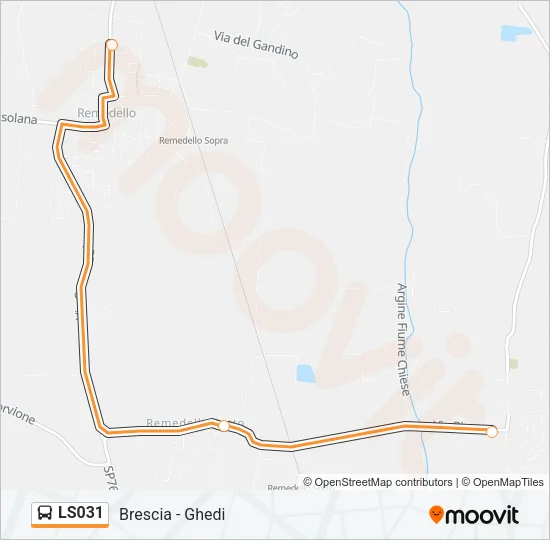LS031 Bus Line Map