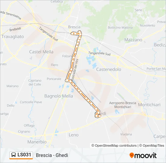 LS031 Bus Line Map