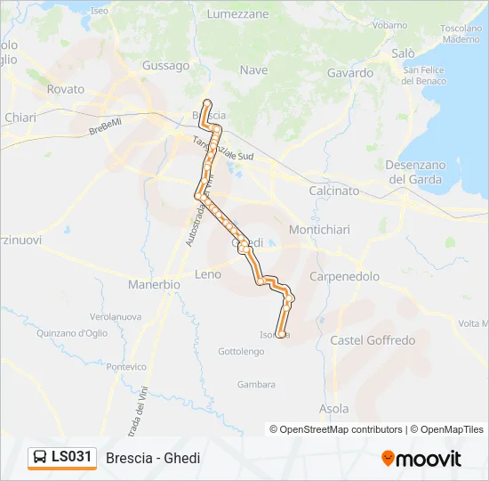 LS031 Bus Line Map
