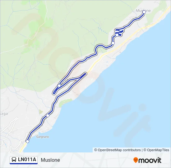 LN011A Bus Line Map