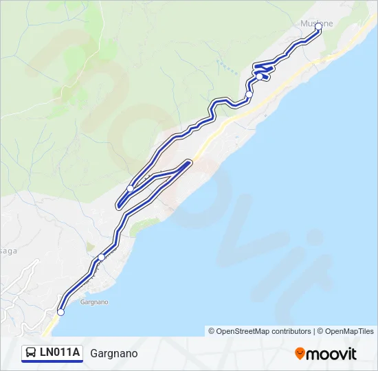LN011A Bus Line Map